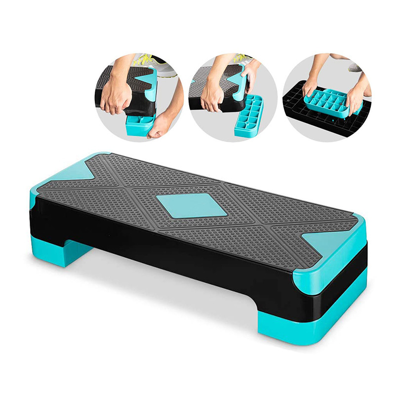 11in 68cm Pink Aerobic Step Deck High Step Aerobic Platform Burn Calories