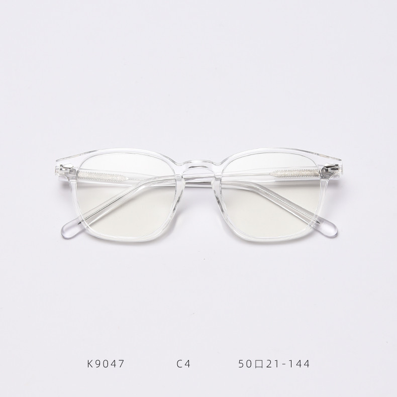 OEM/ODM Simple TR90 Material Glasses Square Computer Anti Blue Light Blocking