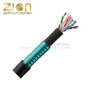 China Outdoor Jelly Filled Copper F/UTP UTP Cat6 Lan Cables LSZH PVC 1000m wholesale