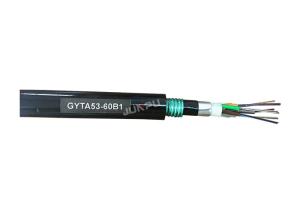 China Gyta53 Underground 12 Core Outdoor Fiber Optic Cable Single Mode In 2km Roll wholesale