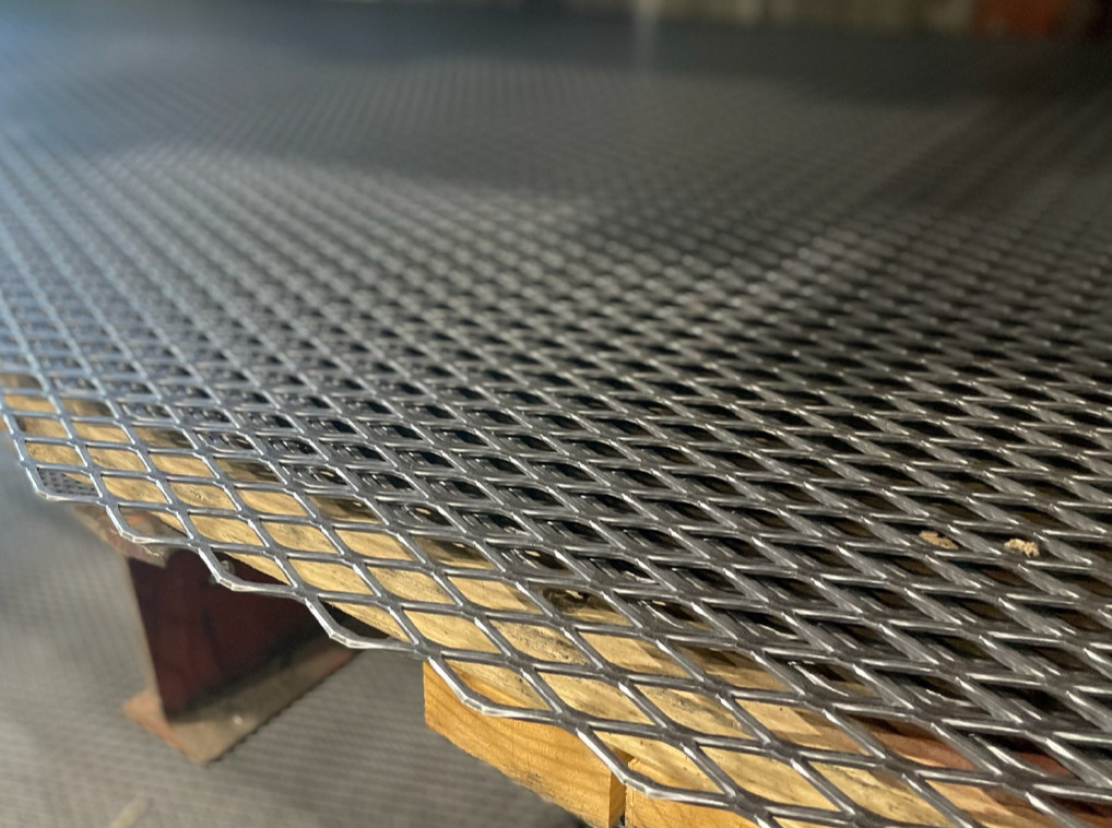 Industrial Steel Expanded Mesh Diamond Expanded Steel Stretched Metal Grating