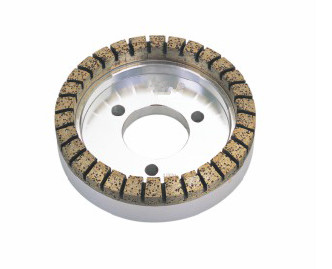 Segmented Metal Bonded Diamond Grinding Wheels 175mm For Glass Double Edge