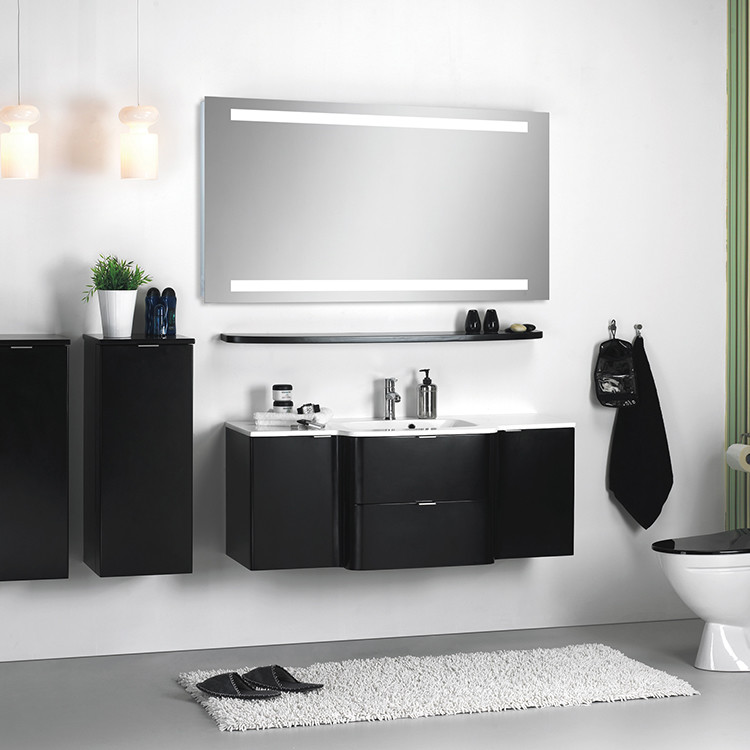 Water Resistant Distinctive Bathroom Mirror Cabinet With Lights For Home And Hotel