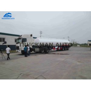 ​50000 Liter 50m3 Tank Semi Trailer High Capacity With 3-8 Comdepartment