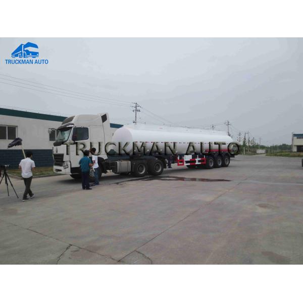 ​50000 Liter 50m3 Tank Semi Trailer High Capacity With 3-8 Comdepartment