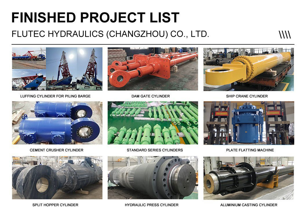 Carbon Steel Hydraulic Cylinder Piston Rod Double Acting ISO9001 Approved