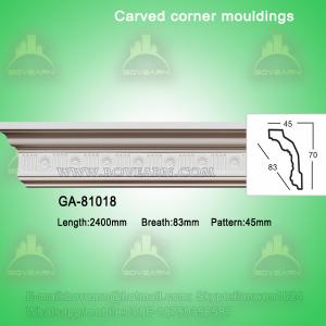 China Home decorative material Polyurethane carved panel moulding wholesale