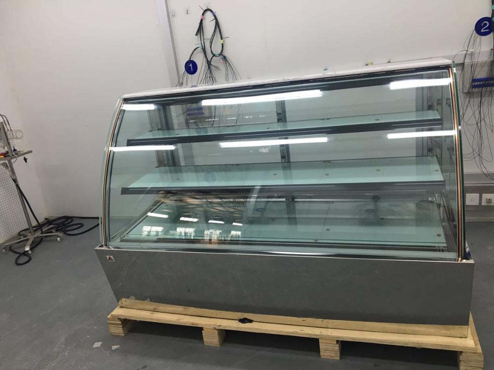 Hot sale bakery automatic defrosting display cabinet refrigeration equipment with CE/ETL