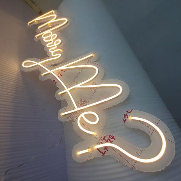 Custom Made Bride to Be Neon Light Signs Illuminated Wedding Will You Marry Me Neon Sign for Wedding Party