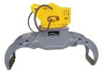 Forestry Rotating Hydraulic Log Grapple For Excavator ZX60 PC40 CAT306