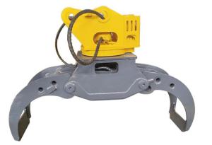 China Forestry Rotating Hydraulic Log Grapple For Excavator ZX60 PC40 CAT306 wholesale