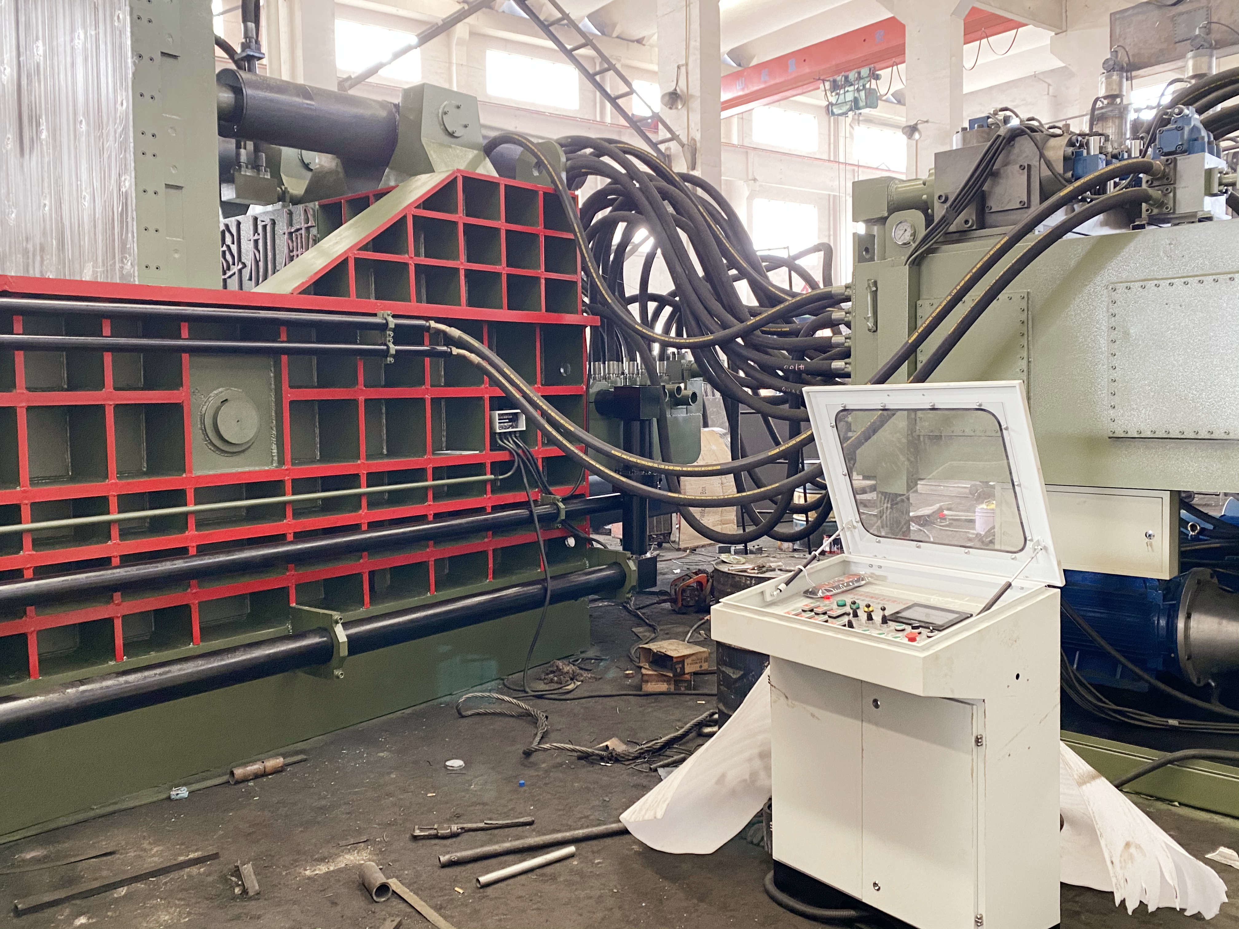 1000 Ton High Density Hydraulic Scrap metal Baler metal baler machine
