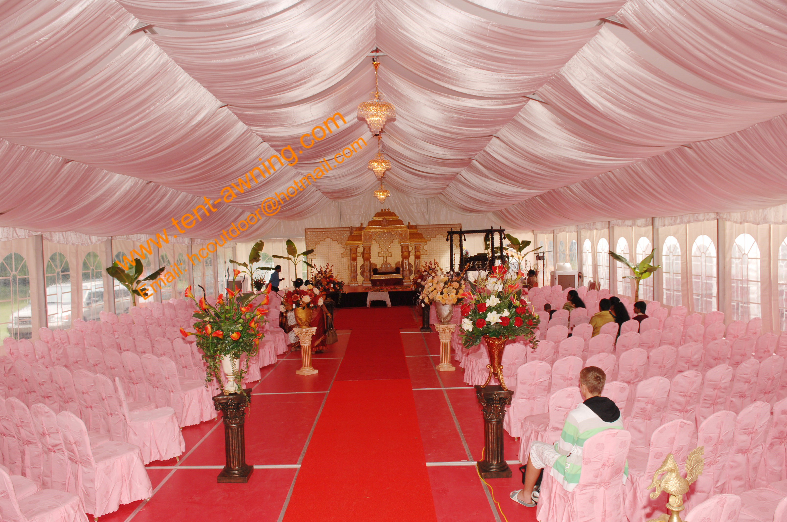 Aluminum Waterproof Fire Retardant PVC Marquee Party Wedding Tent