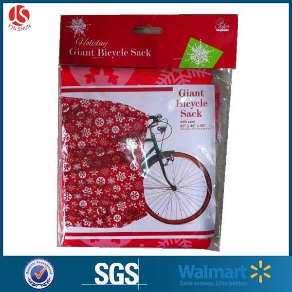 Colorful Plastic Gift Wrap Bags For Christmas Party