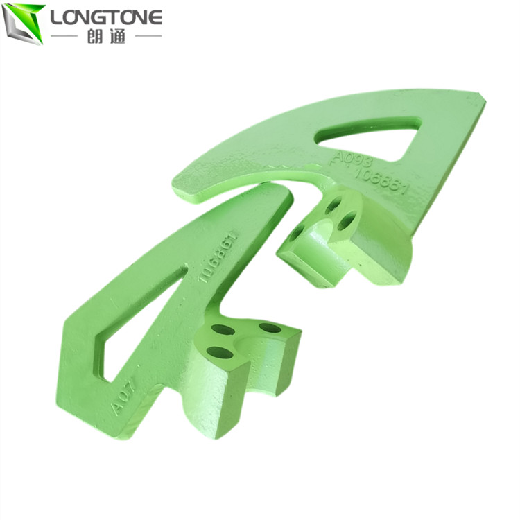 Zoomlion Concrete Mixer Blades Steel For Struck Mounted Pump