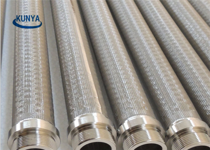 304 316 Mesh Water Purifier Stainless Steel Filter Element Threaded Interface