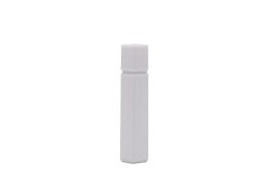China Square White Plastic Refillable Glass Perfume Spray Bottles Skin Care Packaging wholesale