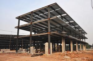China Large Multi - Storey Light Steel Frame Building Metal Structure Construction Customized Size House wholesale