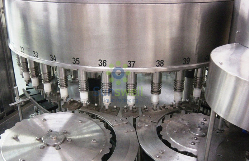 2.2kw Liquid Bottled Pure water, mineral water filling machines systems equipment 8 heads