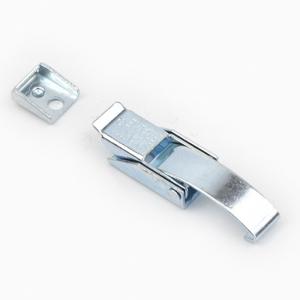China Mini Spring Carbon Steel Hasp Lockable Draw Latch 50mm*13mm wholesale