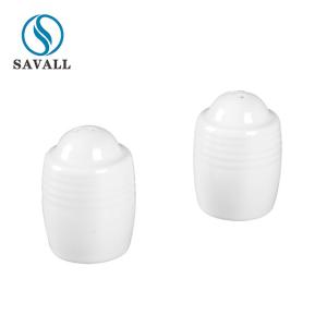 China Unique Savall Porcelain Ceramic Salt Pepper Shaker 3 Holes wholesale