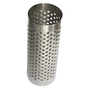 China 0.4mm Carbon Steel 201L Perforated Round Steel Tubing wholesale