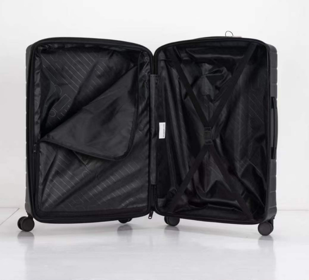 Factory Custom White 3-Piece Hardshell ABS Carry-On Luggage Set Unisex Travel Gear With Spinner Wheels