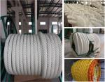 High Strength Mooring Polyester Marine Rope Water Absorbing