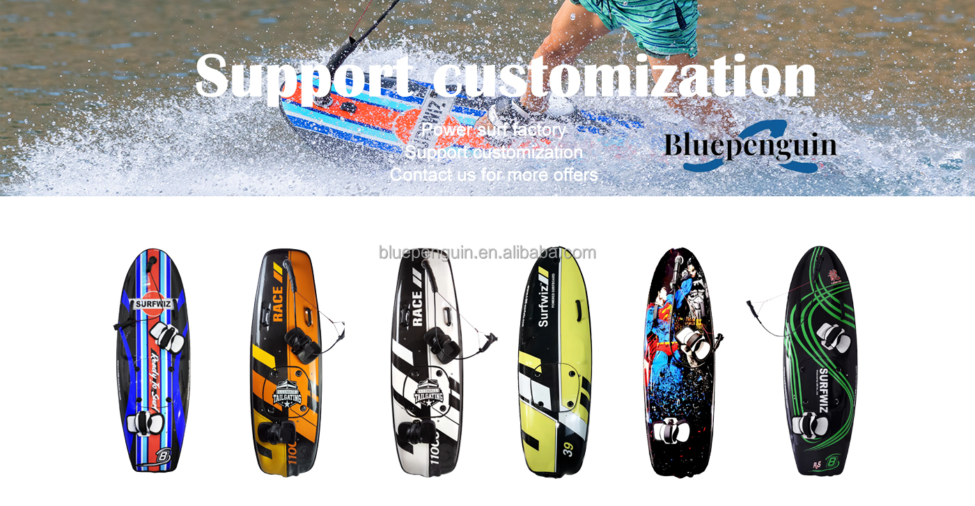 Unisex Wavestorm Moto Support Long Board Surfboards with Flying Motorized Surfboard
