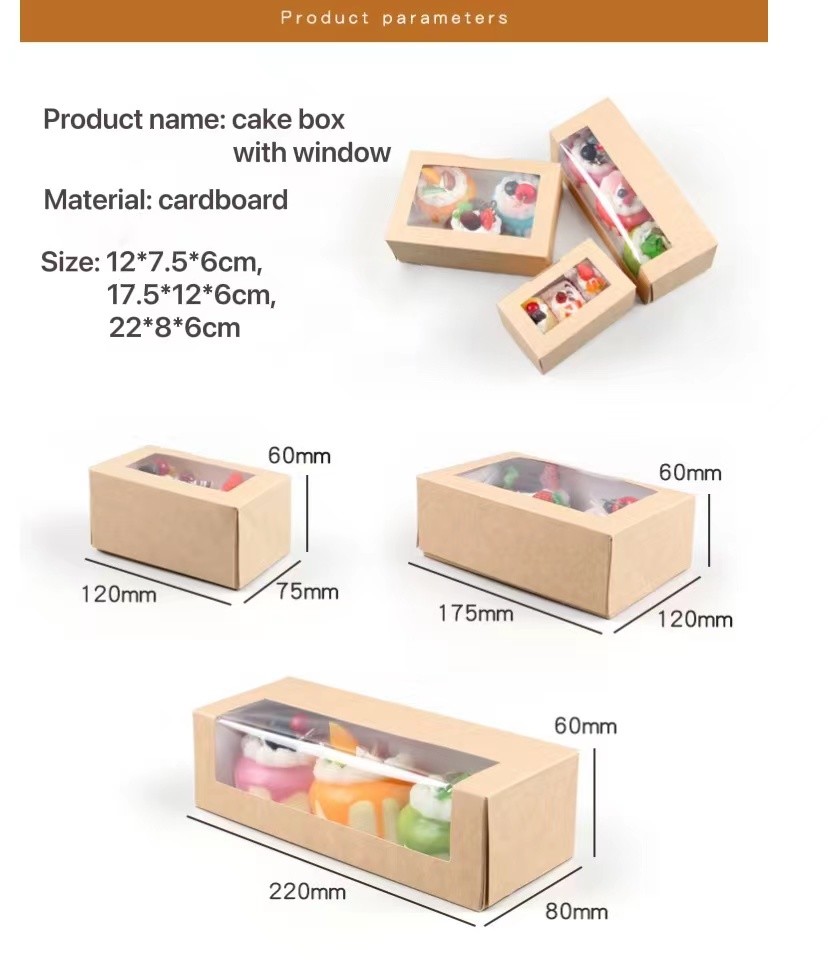 Cupcake Food Container Paper Box