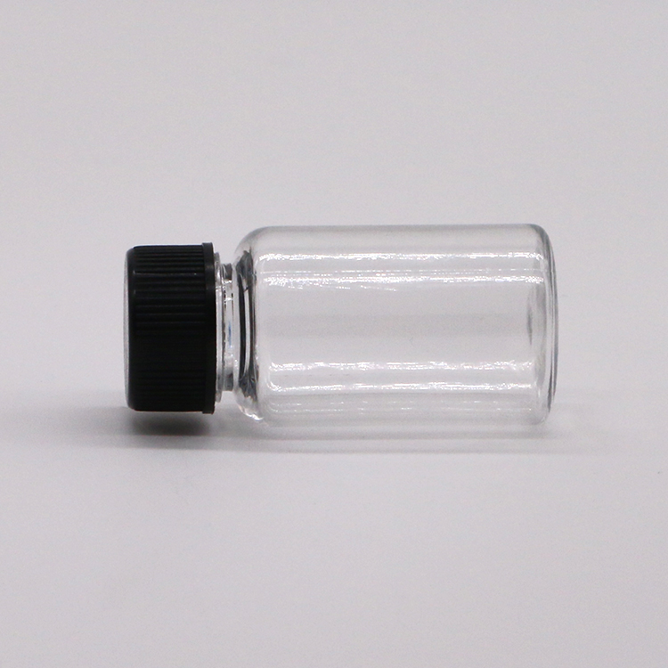 10mL Round Shape PET Plastic Bottle for Medicine Supplement Capsule Storage