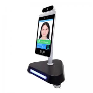 China Temp Scanner Smart Pass Screen 8 Android Tablet Face Recognition Digital Thermometer wholesale