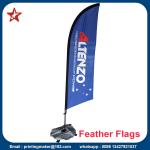 Durable Double Sided Beach Feather Flying Flag