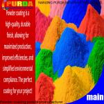Thermosetting Chemical Food Safe Powder Coating Optimum Mechanical Properties
