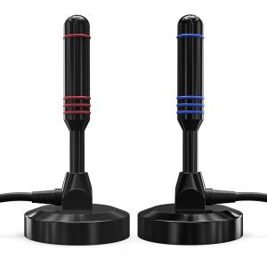 China Automatic HDTV Digital Indoor Outdoor TV Antenna with Black Powerful Suction wholesale