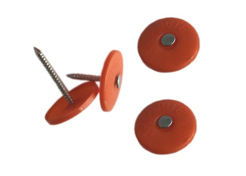 7/8inch Galvanized Iron Roofing Nails With Plastic Caps Heat Preservation