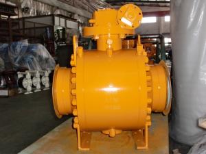 China Side Entry Forged Trunnion Ball Valve With BW Ends wholesale