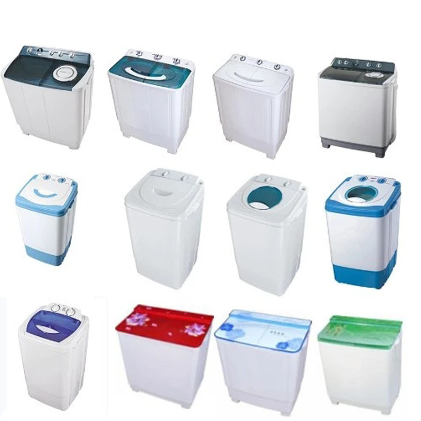 220 - 240V Low Noise Home Washer Dryer Machine With White Body And Multi Color Door