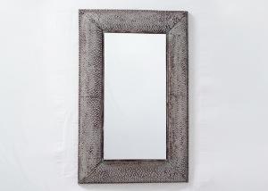 China Wrought Frame Handmade Antique Metal Wall Art Mirror wholesale