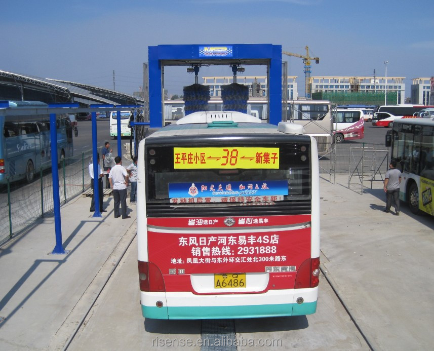 Rollover Bus / Truck Wash Machine For Hop-Dig Galvanized Coated Vehicles