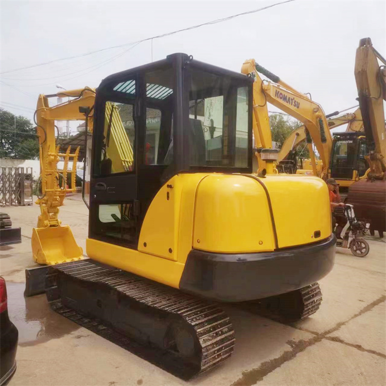 Operating Weight 5000 KG 5 Ton Japan Mini Excavator Komatsu PC 56U with 50 KW Power