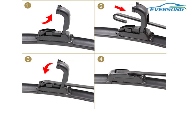 Boneless 550MM Car Windscreen Wiper Blades For 2010-2015 BMW 7