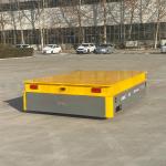 20T Electric Platform Truck With Steering Wheels Transfer Trolley