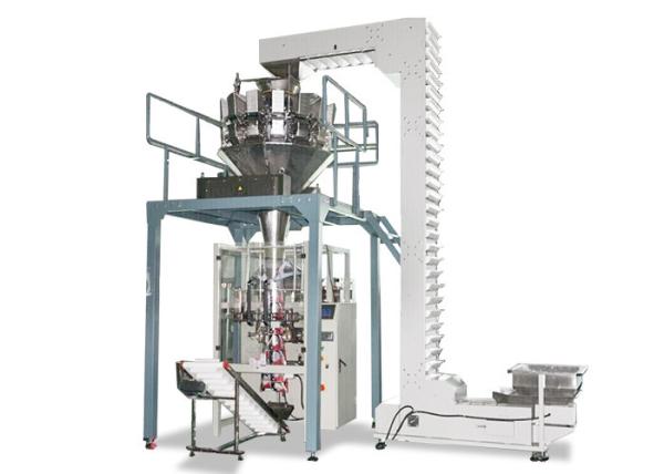 Quality Pneumatic Automatic Vertical Packing Machine , Sugar Packing Machine With Scale for sale