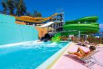 OEM Kids Water Park Outdoor Playground Swimming Pool Fiberglass Slide for Kids