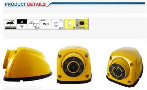 China Water Resistant Cctv Camera On Mobile , Side Mount Vehicle Monitoring Camera wholesale