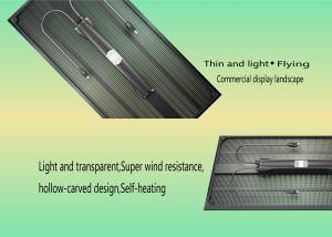 China Facade Mesh Transparent Led Screen Wall Outdoor 32768pixel/Sqm wholesale