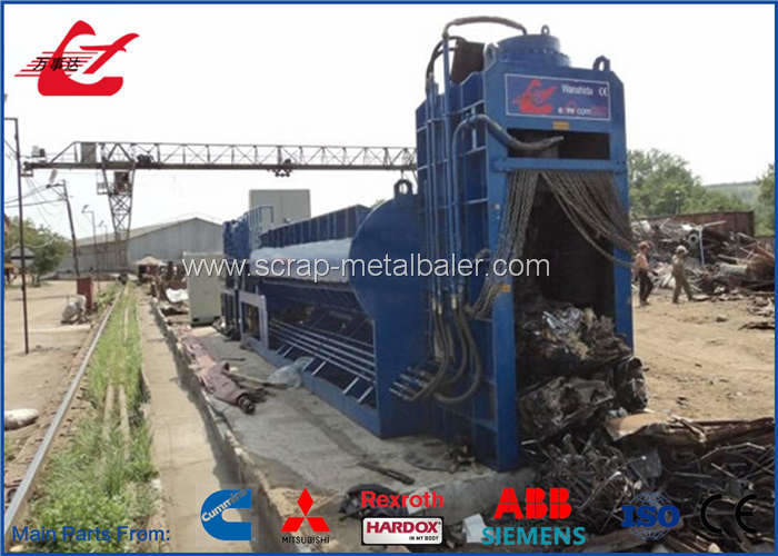 Heavy Duty Scrap Shearing Machine , Diesel Engine Power Hydraulic Shearing Machine WANSHIDA