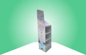 Robust POS Cardboard Floor Display 4 Shelves For Selling Noise Machine