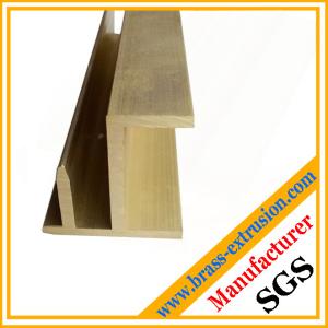 China toy train rail brass extrusion profile wholesale